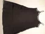 Zwart slaapkleedje Satin met spaghettibandjes M/L, Kleding | Dames, Ondergoed en Lingerie, Etam, Zwart, Ophalen, Nachtkleding