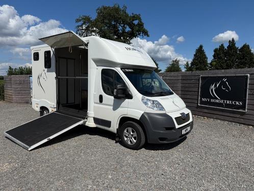 PEUGEOT BOXER 2014 PAARDENWAGEN 113.000KM - BTW WAGEN, Dieren en Toebehoren, Paarden en Pony's | Trailers en Aanhangwagens, Gebruikt
