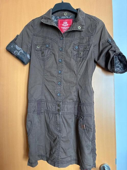 Tunique ou robe courte EDC by Esprit - T. 32/XXS - marron (o, Kleding | Dames, Jurken, Gedragen, Maat 34 (XS) of kleiner, Bruin