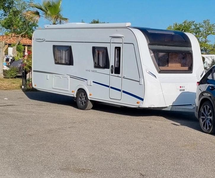 LMC Vivo 580D full options, Caravans en Kamperen, Caravans, Particulier, Douche, Luifel, Mover, Reservewiel, Ophalen