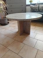 table salon, Huis en Inrichting, Tafels | Salontafels, Ophalen, Overige materialen, Rond, Marbre