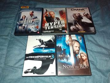 A vendre en DVD liste évolutive films Jason Statham, À partir de 9 ans, Enlèvement ou Envoi, Comme neuf, Action