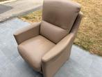 Lederen salon. Éénzit en 2x grote zetel (195cm)., Huis en Inrichting, Fauteuils, Ophalen, Zo goed als nieuw