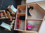 Poppenhuis met attributen, Ophalen, Gebruikt, Poppenhuis