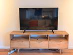 TV-meubel mangohout, Huis en Inrichting, Kasten |Televisiemeubels, Ophalen, 100 tot 150 cm, Zo goed als nieuw, Minder dan 100 cm