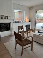 Fauteuil essenhout/touw, Ophalen, Gebruikt, Retro, Hout