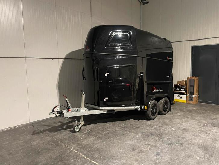 Anssems 2-paards Paardentrailer te koop., Animaux & Accessoires, Chevaux & Poneys | Semi-remorques & Remorques, Comme neuf, Enlèvement