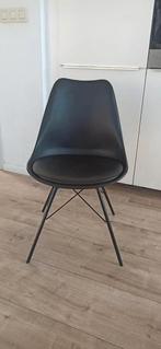 Zwarte eetstoelen - kuipmodel, Huis en Inrichting, Stoelen, Ophalen, Gebruikt