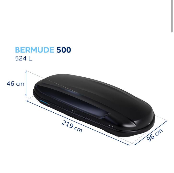 TE HUUR DAKKOFFER 524L. NU WINTERKORTING VAN 20%, Auto diversen, Dakkoffers, Ophalen of Verzenden