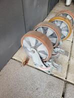 Zwenkwielen 200 draagkracht 650kg, Ophalen of Verzenden, Zo goed als nieuw