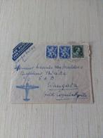 Belgique enveloppe timbres vers congo belge, Autre, Autre, Avec timbre, Affranchi