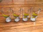 4 pastisglaasjes, Enlèvement ou Envoi, Comme neuf, Verres et Verres à shot