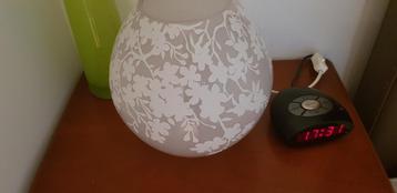 Deux belles lampes de table fabriquées à la main avec un mot, Enlèvement ou Envoi, Neuf, Verre, Modern