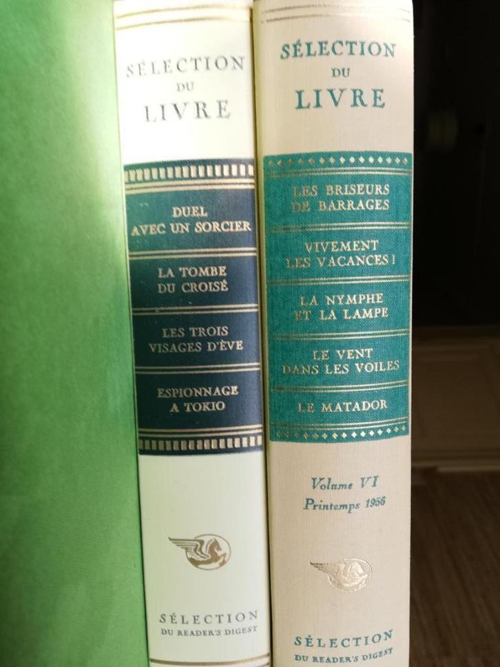 VINTAGE année 1956 SELECTION DU LIVRE READER'S DIGEST, Boeken, Overige Boeken, Gelezen, Ophalen of Verzenden
