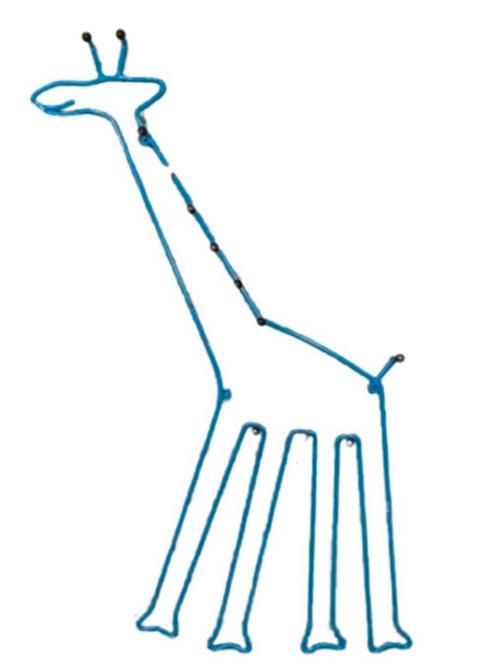 Vintage giraf kapstok Ikea, Maison & Meubles, Accessoires pour la Maison | Portemanteaux, Utilisé, Portemanteau mural, Métal, Enlèvement ou Envoi