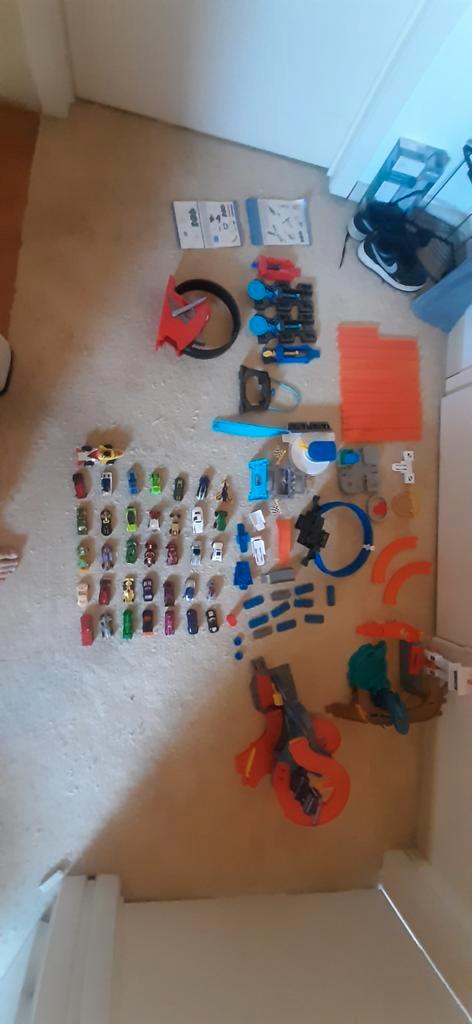 Grote Hotwheels set en auto's, Kinderen en Baby's, Speelgoed | Playmobil, Gebruikt, Ophalen of Verzenden