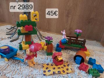 Lego duplo: Winnie, Piglet en de grote honingpot set nr 2989, Enlèvement ou Envoi, Comme neuf, Duplo