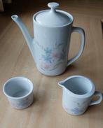 Koffiekan met melkkannetje en suikerpot., Enlèvement, Utilisé