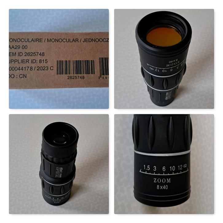 nieuwe monoculair zoom 8 x 40, TV, Hi-fi & Vidéo, Matériel d'optique| Jumelles, Neuf, Enlèvement ou Envoi