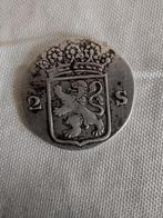 Holland Dubbele Wapen Stuiver MUNT 1790 Nederland, Ophalen of Verzenden, ½ gulden, Losse munt, Zilver