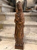 Massief hout handgemaakt beeld, Ophalen of Verzenden