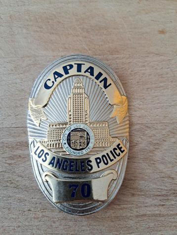Los Angeles Police Captain badge