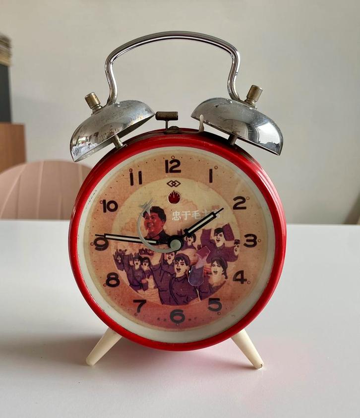 Vintage wekker Mao Tse Tung, Elektronische apparatuur, Wekkers, Gebruikt, Ophalen of Verzenden