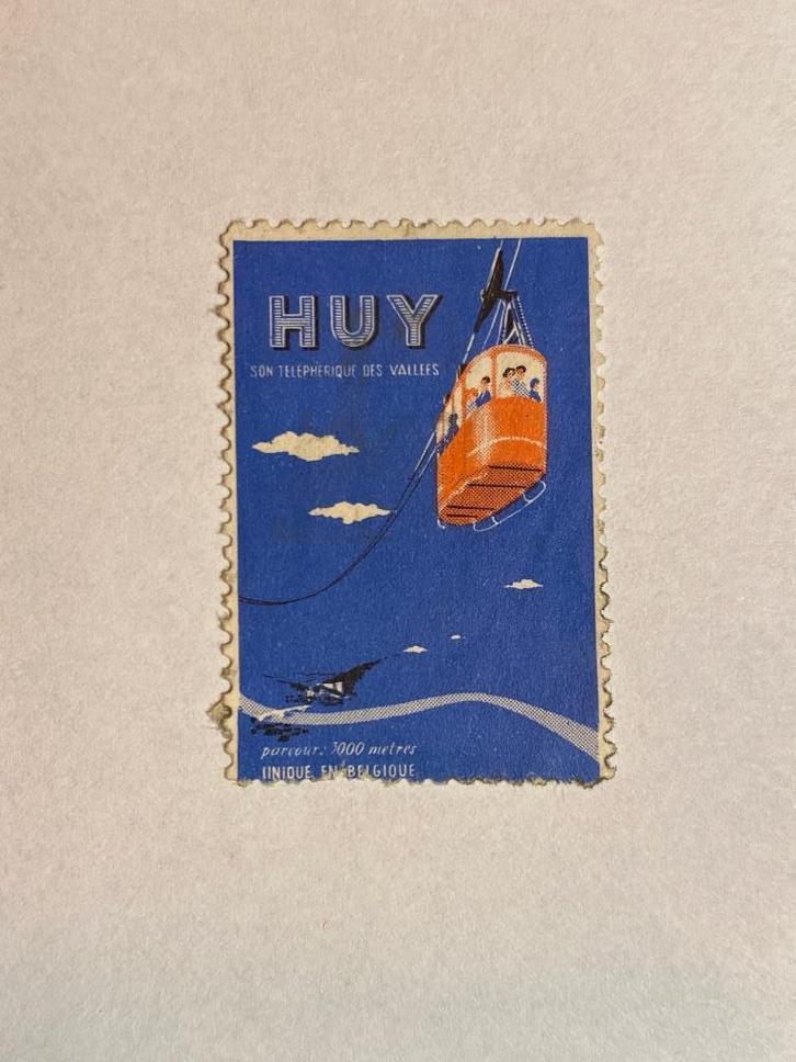 Postzegel kabelbaan van Hoei (Huy) België, Postzegels en Munten, Postzegels | Europa | België, Postzegelboek, Europa, Zonder stempel