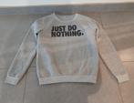 Grijze sweater nieuw Just do nothing ongedragen, Grijs, Maat 38/40 (M), Ophalen of Verzenden, Zo goed als nieuw