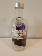 Lege fles Absolut Kurant Vodka 70CL 40%, Verpakking, Gebruikt, Verzenden