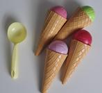 Ecoiffier ijsjes, Kinderen en Baby's, Kunststof, Speelkeuken-accessoire, Gebruikt, Ophalen