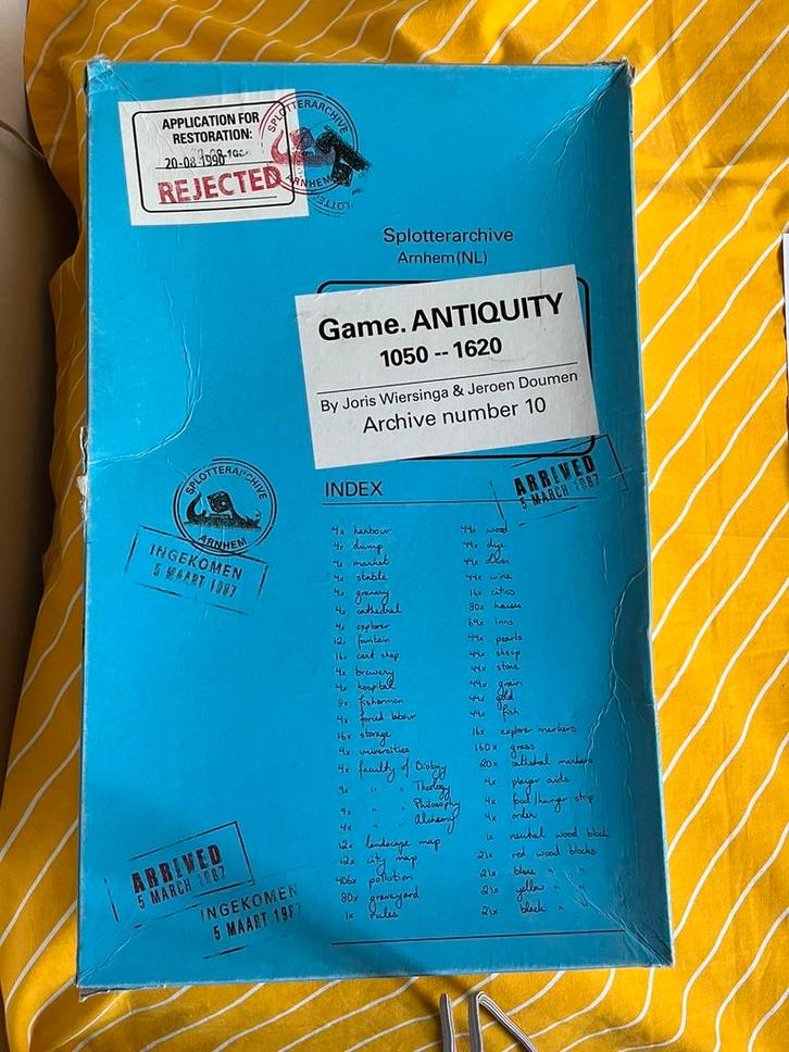 : ANTIQUITY Game (Splotter Spellen) - Volledige status, Hobby en Vrije tijd, Gezelschapsspellen | Bordspellen, Zo goed als nieuw