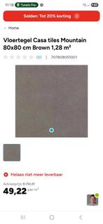 Gezocht: Mountain brown tegels 80x80, Ophalen
