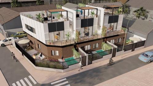 2 beschikbaar nieuwbouw te Santiago de la ribera 30m strand, Immo, Buitenland, Spanje, Appartement, Stad
