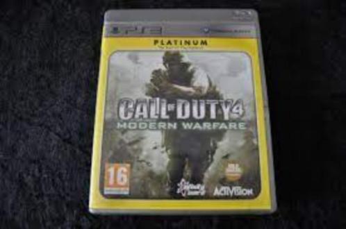 PS3-game Call of Duty 4: Modern Warfare (platina)., Games en Spelcomputers, Games | Sony PlayStation 3, Zo goed als nieuw, Shooter