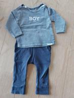 Set bloes + broek +omkeerbaar jasje Noppies - jongen - maat, Enfants & Bébés, Vêtements de bébé | Taille 62, Ensemble, Noppies