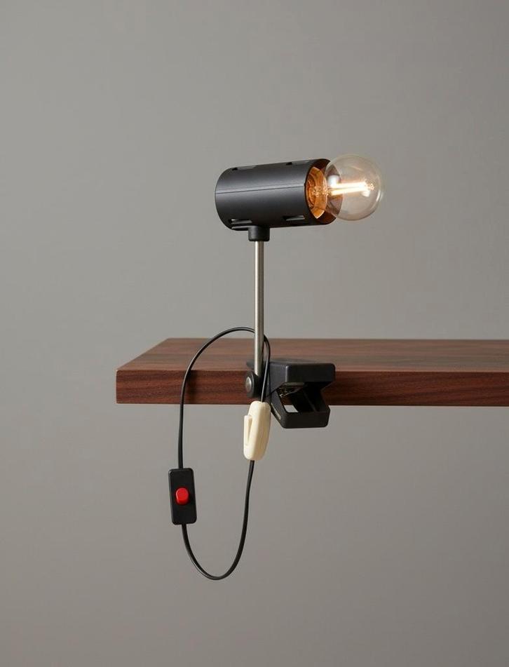 Hama Clamp Spotlight–Made in Germany–E27–Vintage Studiolamp, Huis en Inrichting, Lampen | Spots, Zo goed als nieuw, Led, Ophalen
