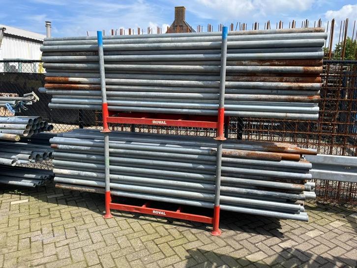 Bouwhekpaal/bouwhek paal/hekwerkpaal 60MM 280/210/150CM, Doe-het-zelf en Bouw, Schaafmachines, Gebruikt, Ophalen