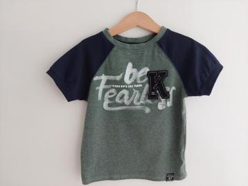 Kiddo Tshirt - maat 104 / 110, Enlèvement ou Envoi, Comme neuf, Garçon, Chemise ou À manches longues
