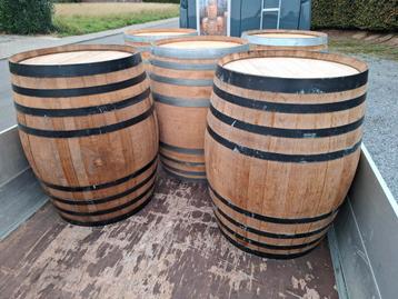 400l Eiken wijnvaten als rustieke waterton in de tuin! TOP beschikbaar voor biedingen