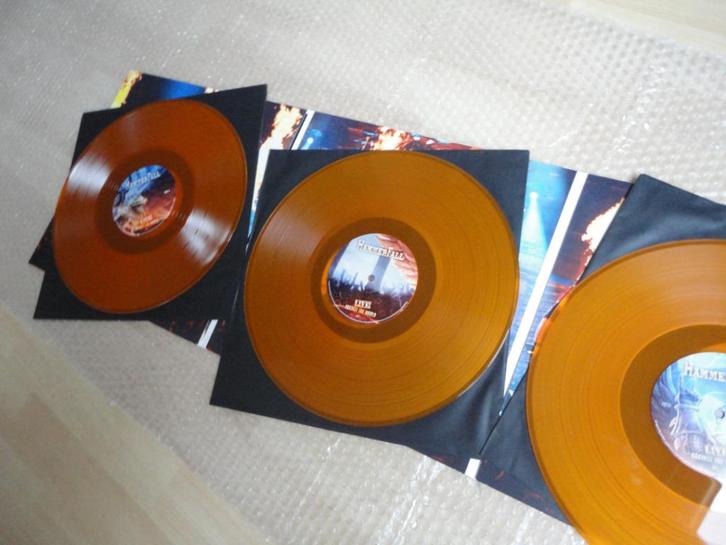 HammerFall – Live Against The World ( 3lp - orange vinyl), Cd's en Dvd's, Vinyl | Hardrock en Metal, Ophalen of Verzenden