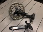 Shimano 105 Crankset + stuur en zadelpen  (105,3T,Bmc ), Fietsen en Brommers, Fietsonderdelen, Ophalen, Gebruikt, Racefiets, Overige typen