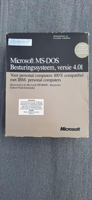 Microsoft MS-DOS versie 4.01 NL compleet