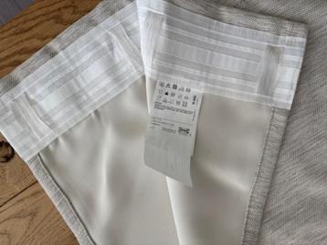IKEA Beige gordijnen - 1m45 x 3m - 2 paar beschikbaar voor biedingen