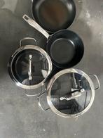 Potten en pannen set Kitchen Aid + 1 green pan + 1 pan Ikea, Huis en Inrichting, Gebruikt, Inductieplaat, Aluminium, Ophalen