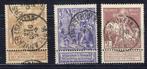 Belg. 1896 - nrs 71 - 73, Postzegels en Munten, Postzegels | Europa | België, Verzenden, Gestempeld