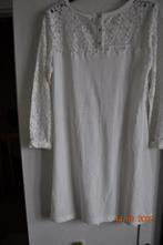 Robe blanche dos dentelle, Taille 36 (S), Porté, Enlèvement ou Envoi, Blanc
