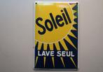 Soleil lave seul emaille bord, Collections, Marques & Objets publicitaires, Enlèvement ou Envoi