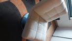 Zetel, Huis en Inrichting, Fauteuils, Ophalen, Zo goed als nieuw, Leer, Vintage