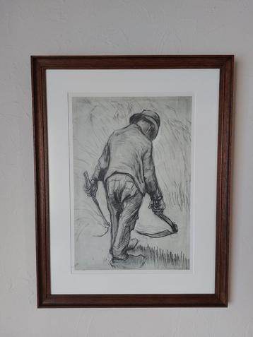 boer met sikkel op de rug Vincent van Gogh beschikbaar voor biedingen